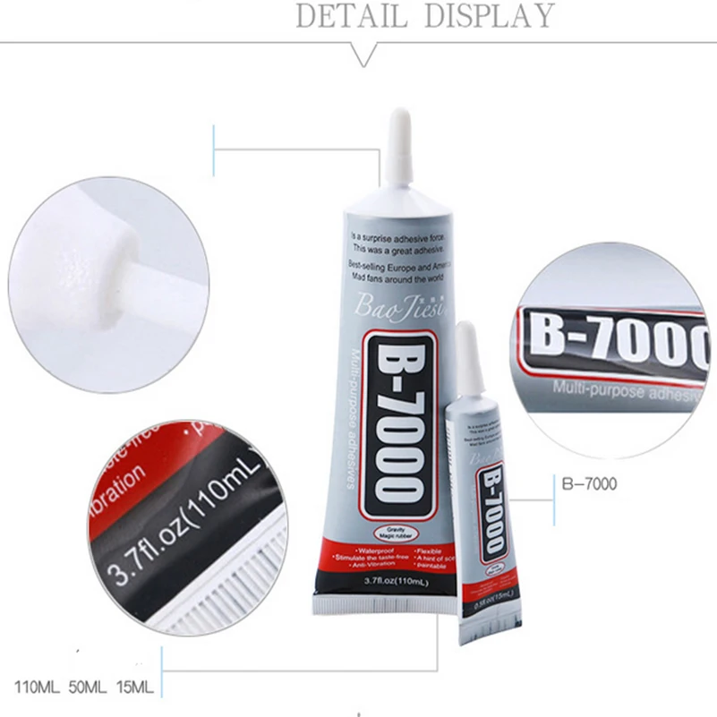 Многофункциональный клей для ювелирных изделий B6000 сделай сам 50 мл 2 шт. стразы