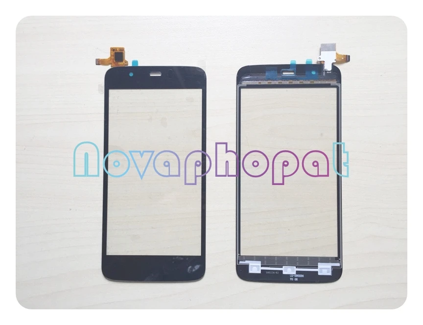 

Novaphopat 4,7 дюймовый черный Сенсорный экран для FLY IQ4414 сенсорный экран дигитайзер Сенсорная панель экран Замена + отслеживание