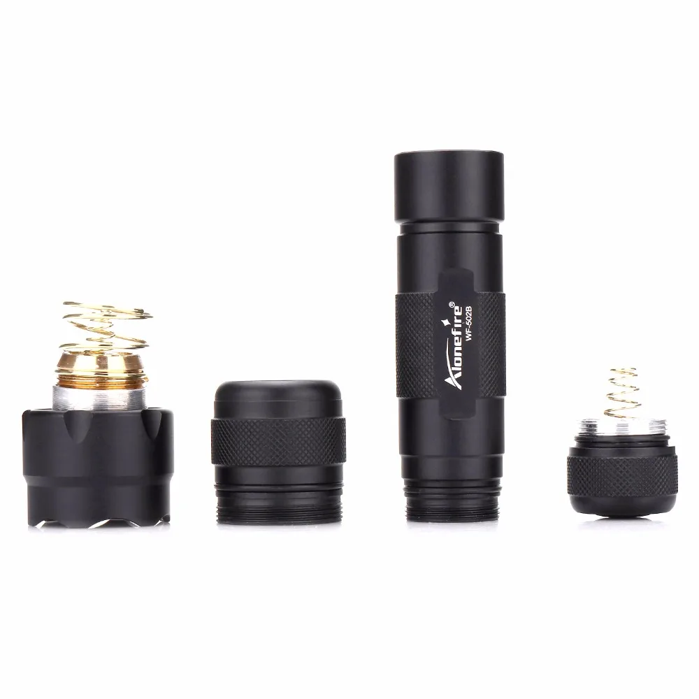 ALONEFIRE 502b 395 400nm Высокая мощность УФ светодиодный вспышка светильник руды id Деньги