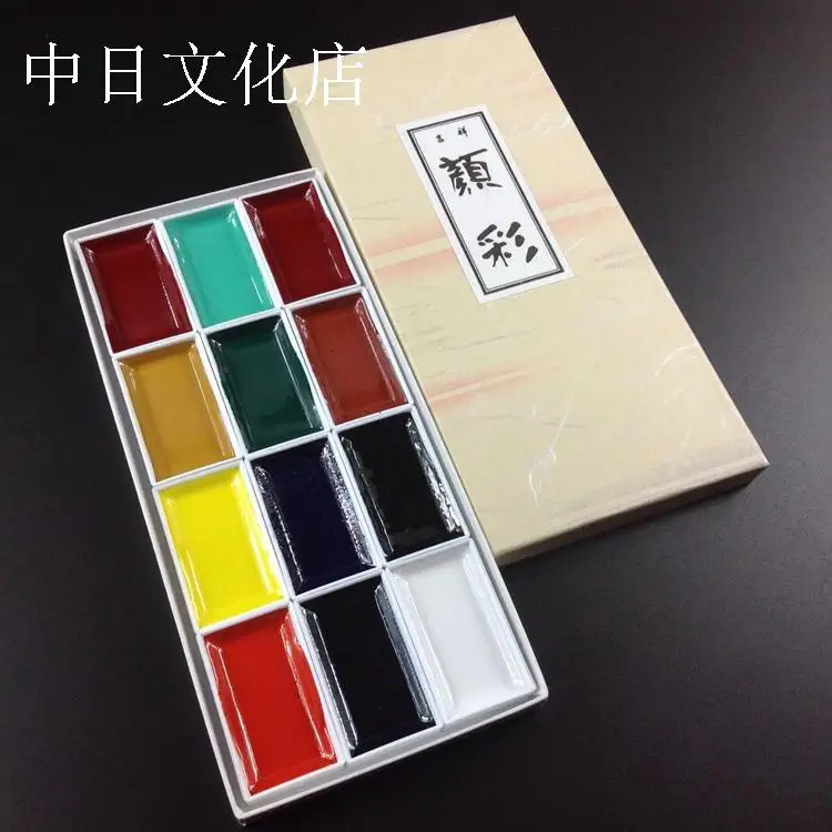 Ordinary 12 colors Водные цветные 8/12/18/24/35/48/60/72 Высокое качество Твердые акварельные Краски жемчуг светильник портативная цветная коробка для Рисование инструмент для живописи - Цвет: Ordinary 12 colors
