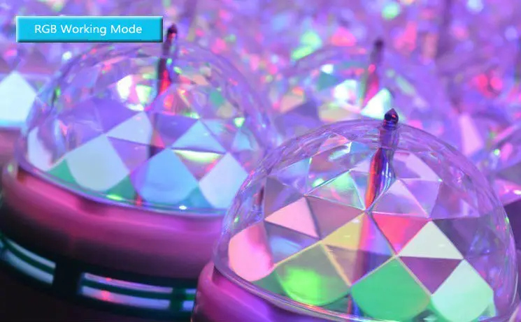 2014 Dmx Бесплатная доставка полный цвет 3 Вт E27 Rgb Led маленький хрустальный