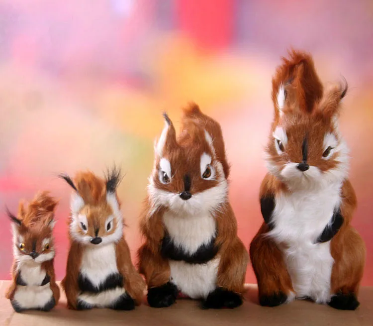 Ручная Имитация животных белки детский подарок милая игрушка мини яркий день