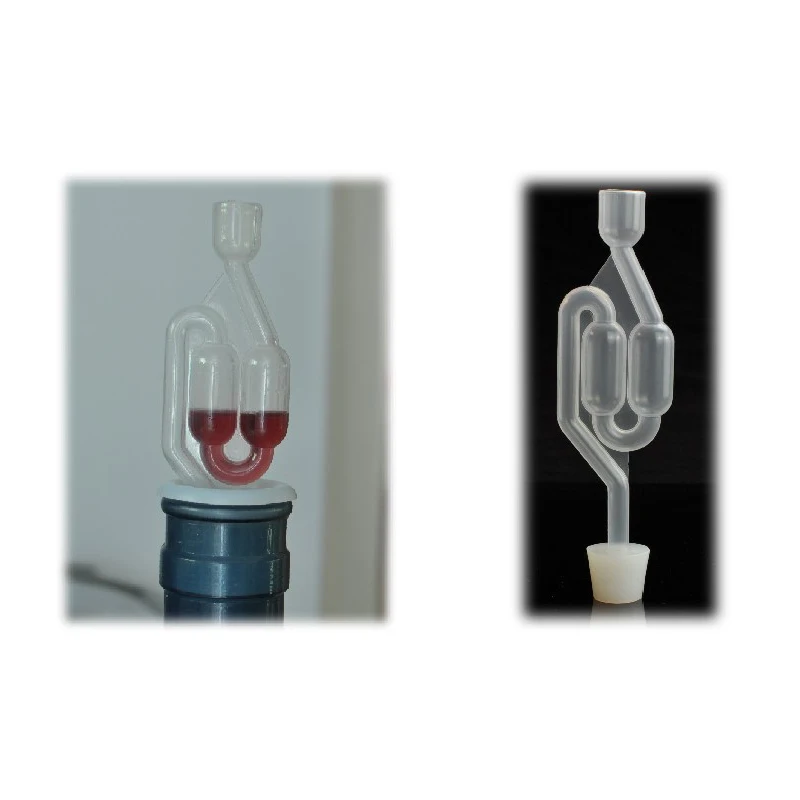 Вытяжной односторонний воздушный замок для ферментации домашнего пивоварения