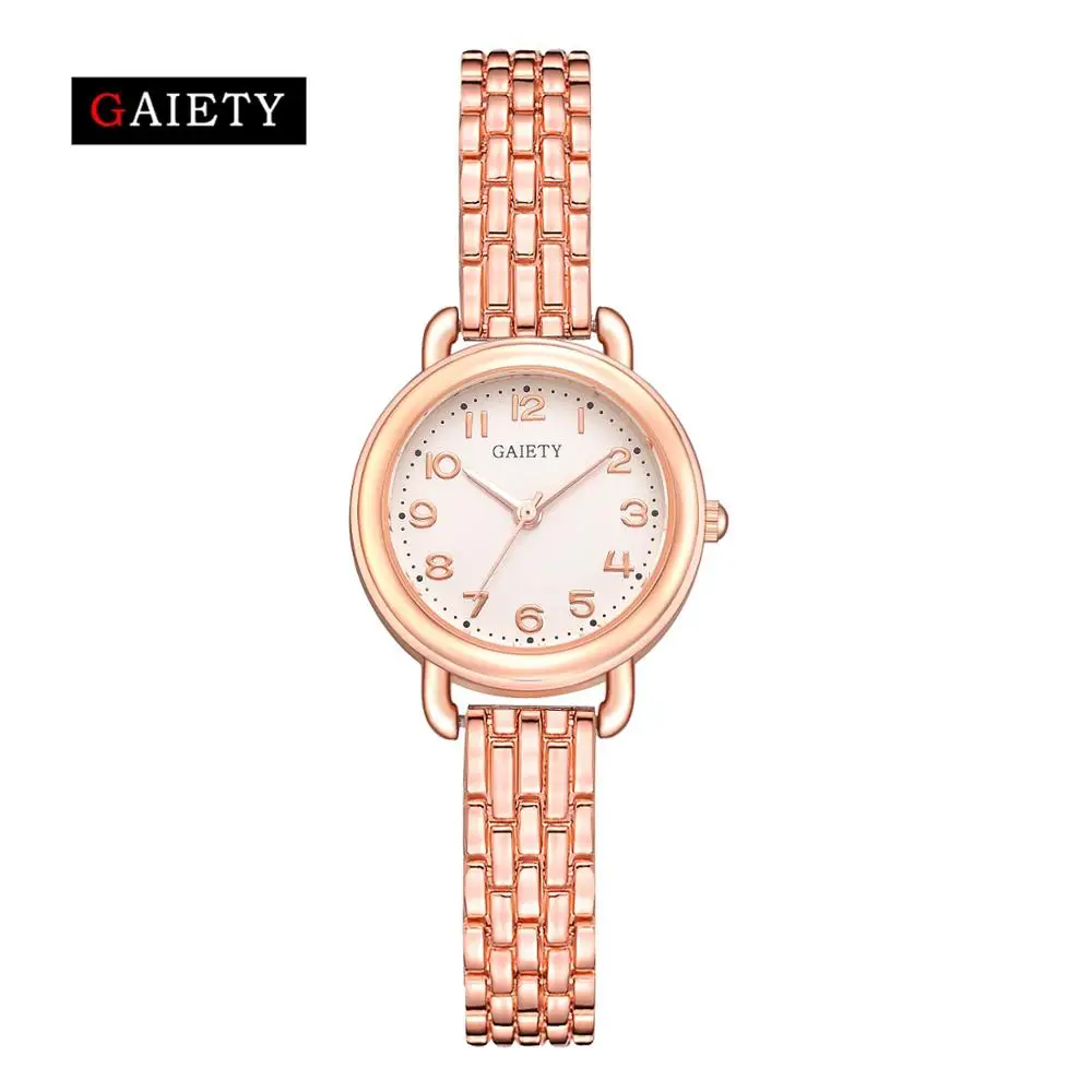 Rose White Производства марки gaiety люксовый браслет с розами часы Женская мода платье кварцевые часы креативные женские спортивные наручные часы Relogio Feminino - Цвет: Rose White