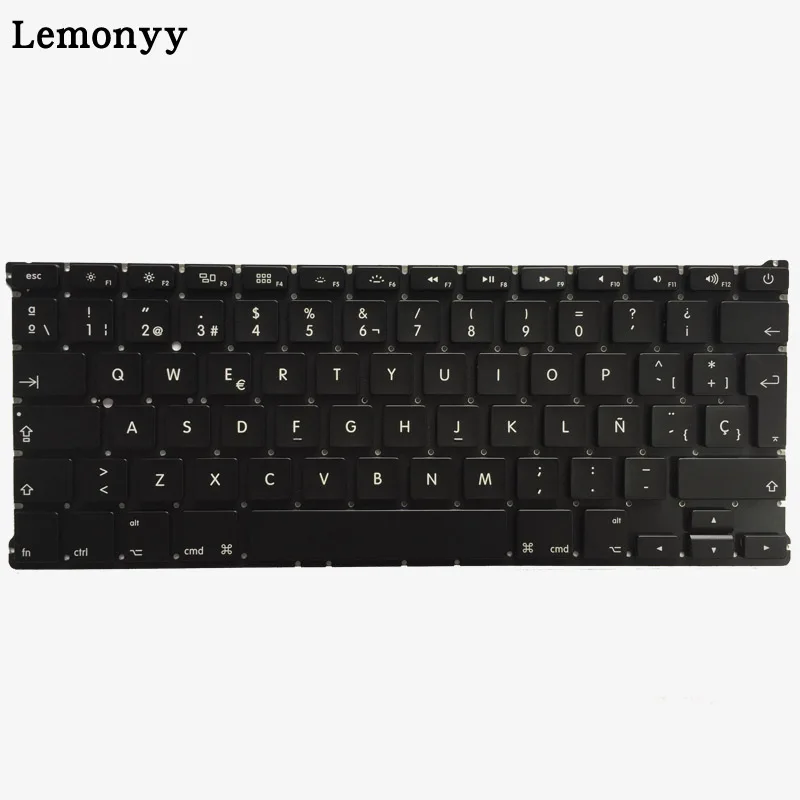 Новая испанская клавиатура для ноутбука Macbook Air 1" A1466 A1369 Клавиатура ноутбука MD231 MD232 MC503 MC504 2011-15 лет