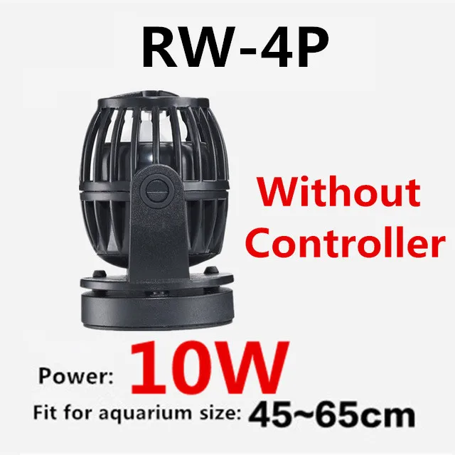 100 V-240 V бесшумный аквариум Wavemaker пропеллерный насос магнитное крепление поток воды чайник насос для рыбы, аквариумная морская Коралловая цилиндр - Цвет: RW4p- No Controller