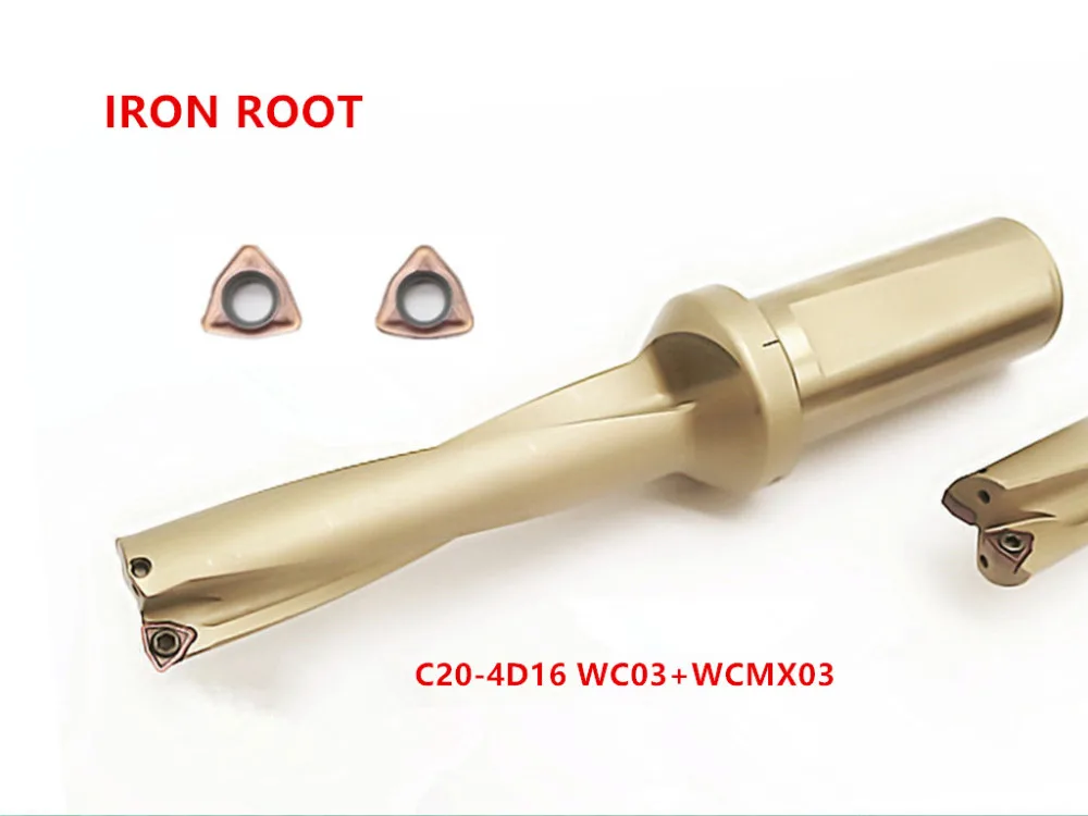Индексируемая дрель New1P C25-4D16 WC03 U drill + 2P WCMX030208-FZ 6115 | Инструменты