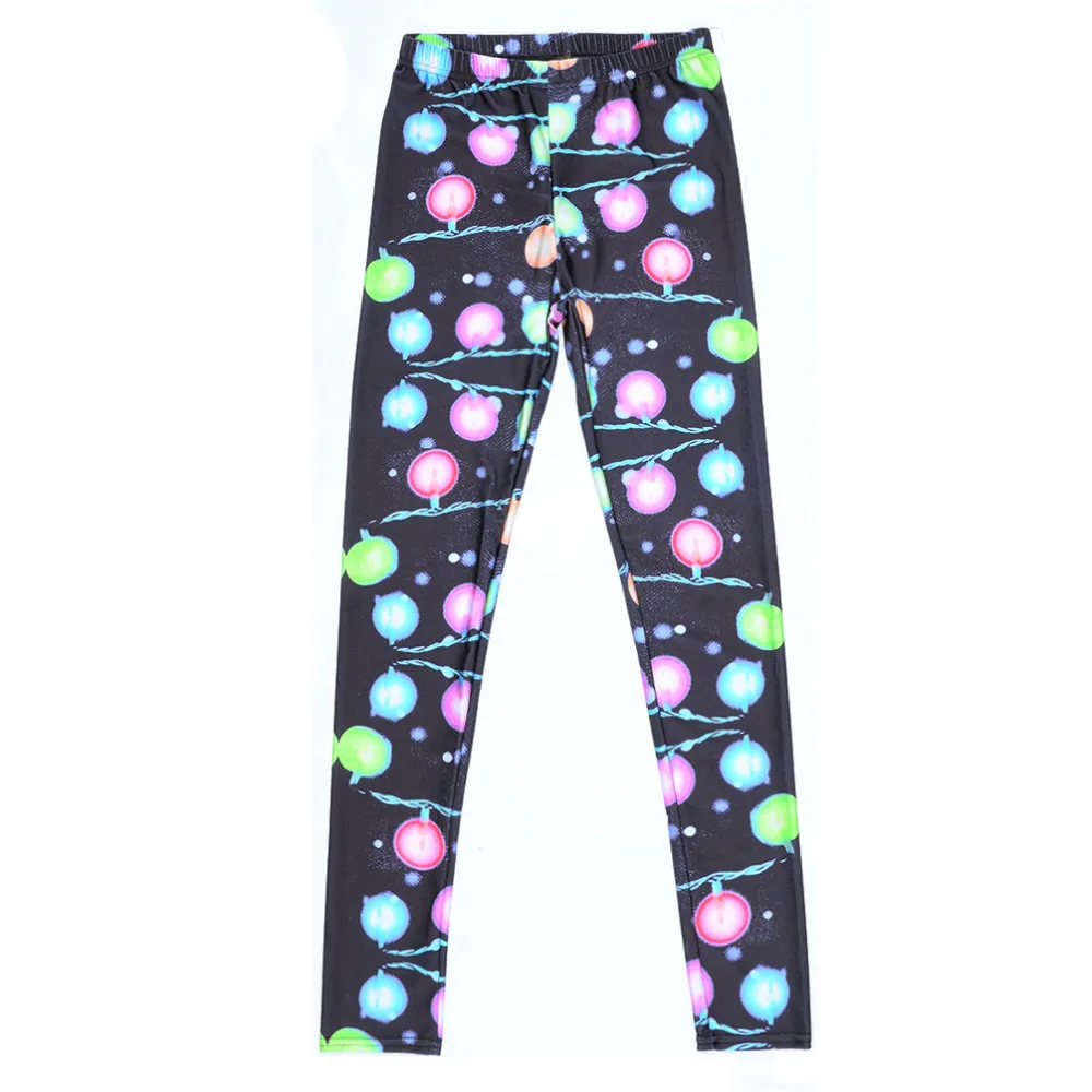 Горячая Стиль Леггинсы с принтом модные лето осень Для женщин леггинсы
