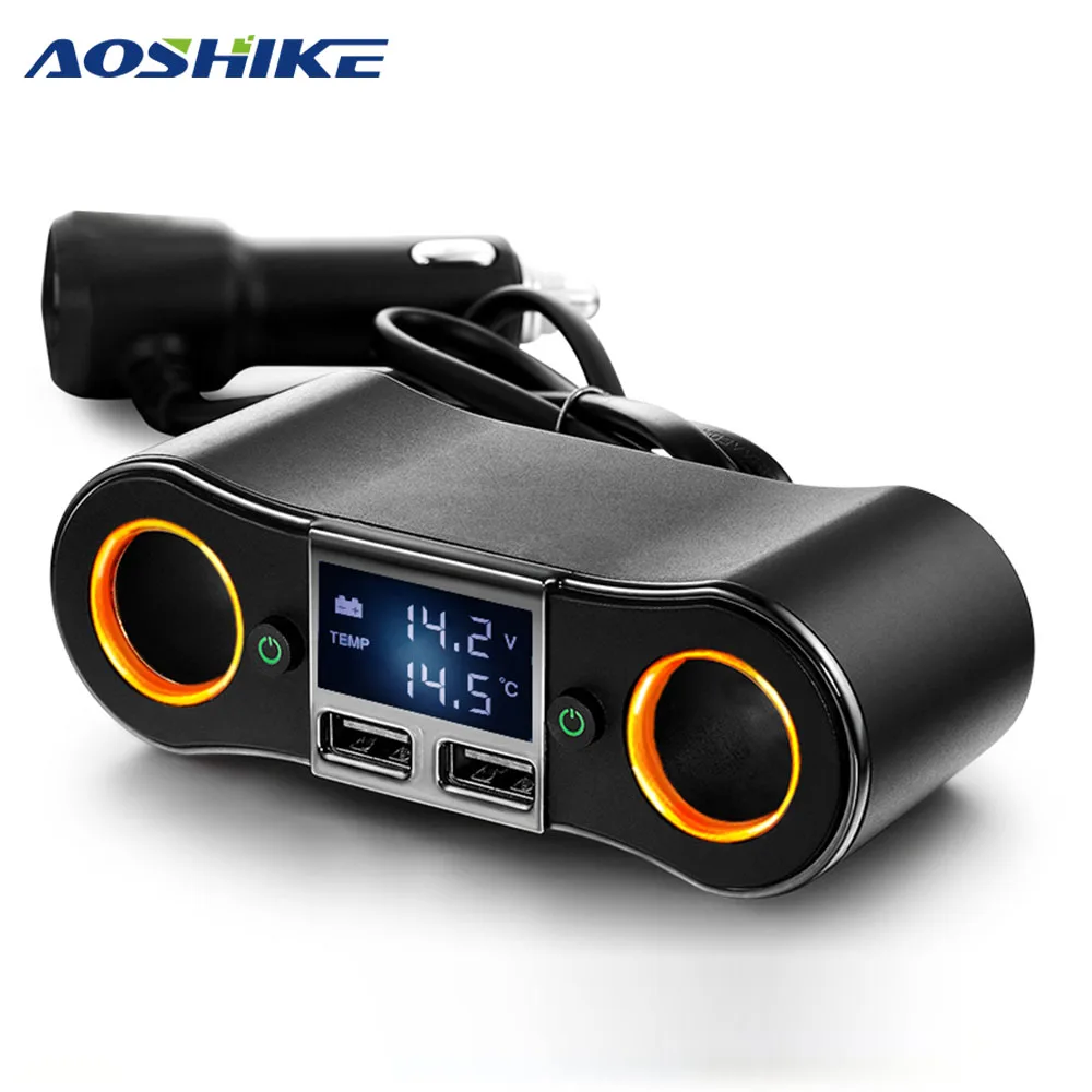 Автомобильное зарядное устройство AOSHIKE с двумя USB портами а 80 Вт|charger charger|charger with