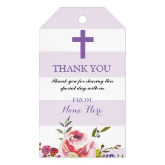 2x3 5 дюйма спасибо бирки любимые цветочные религиозные фиолетовые|favours|favour tags |