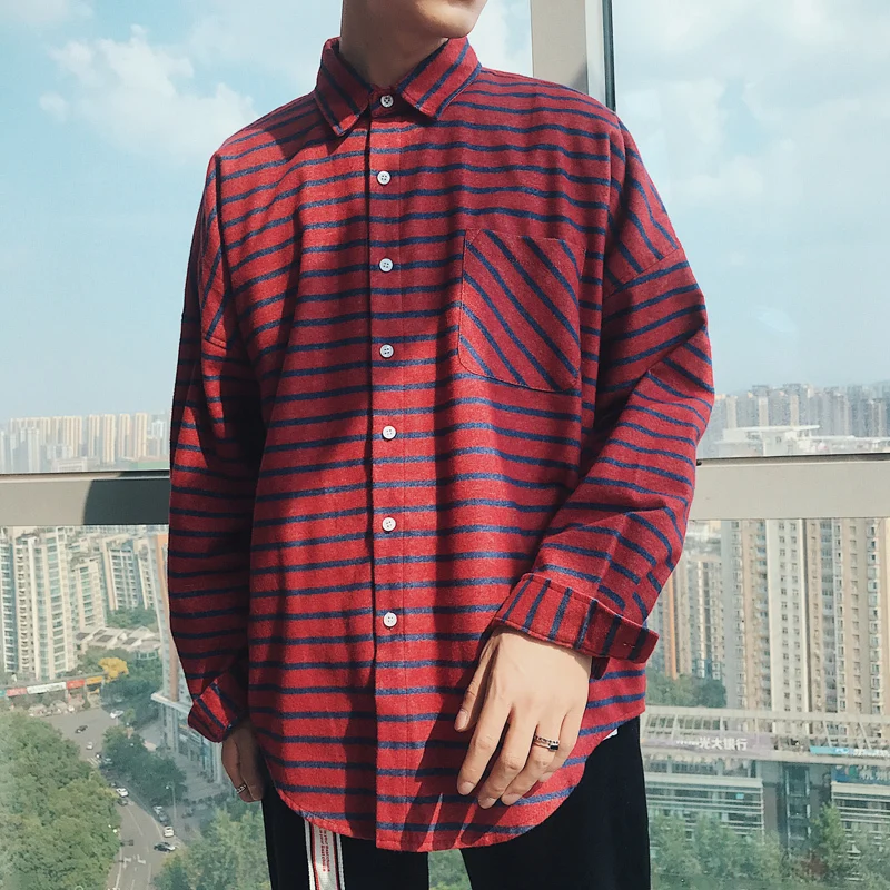 2018 осень Новое поступление Мода поперечная полоса одноцветное Цвет с длинным