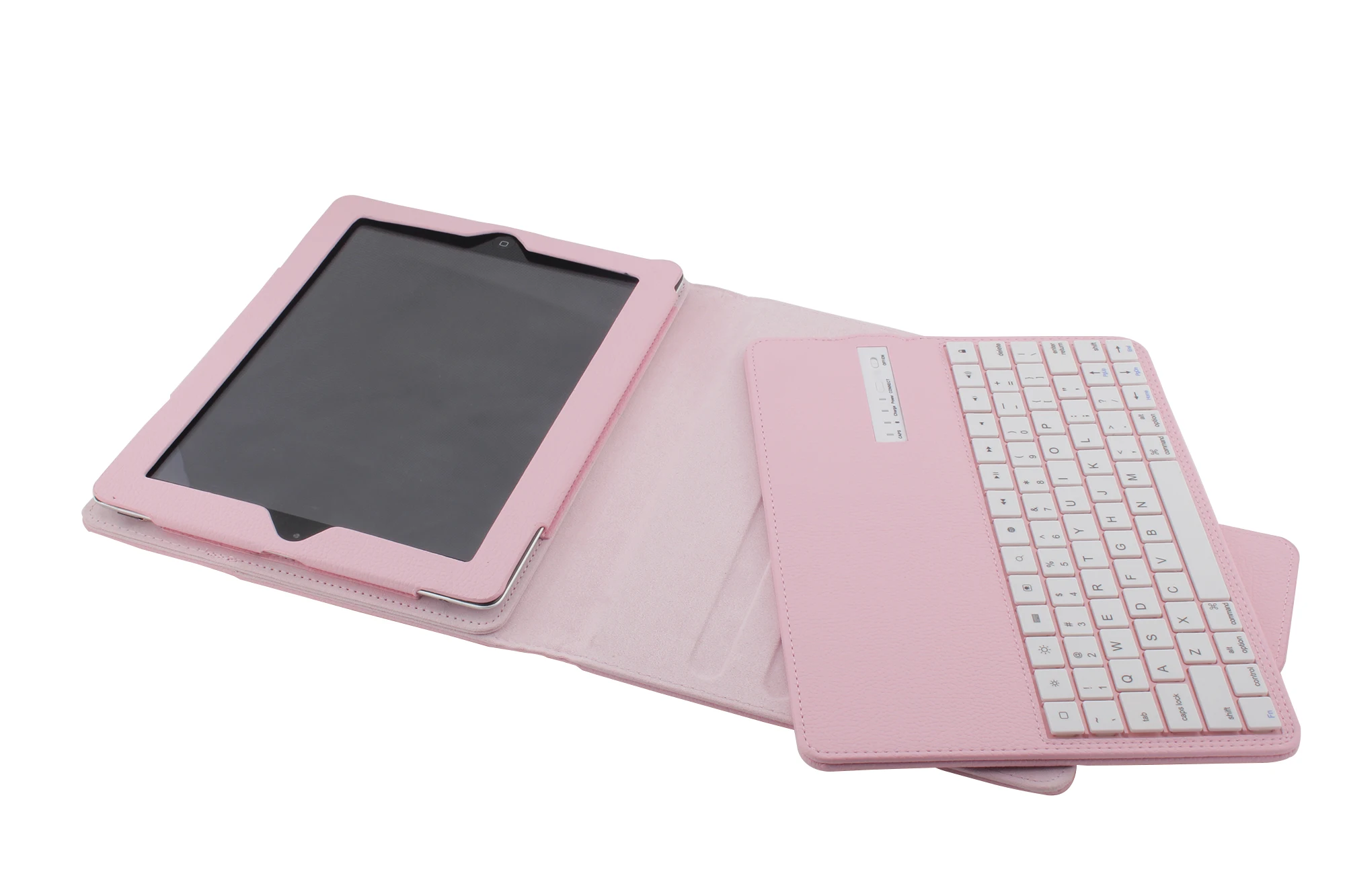 Для iPad 2/3/4 Чехол Smart Auto Sleep чехол Съемная bluetooth-клавиатура чехол для iPad 4/3/2 планшета из искусственной кожи чехол-подставка