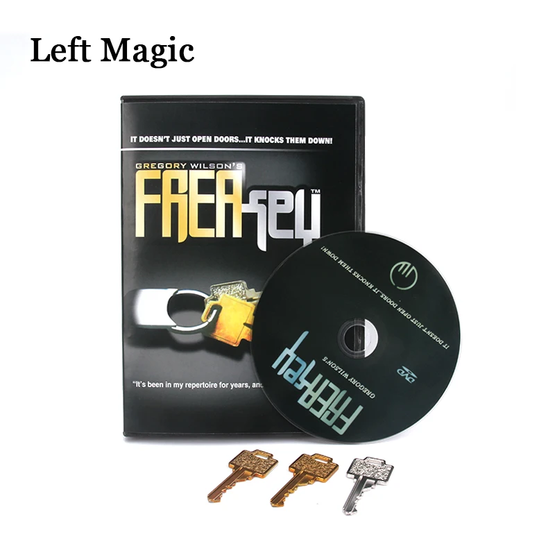 FreaKey от Gregory Wilson (Gimmicks + DVD) магические трюки ключ крупным планом сцены инструменты