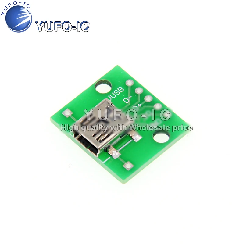 Мини USB поворотное сиденье с поворотной головкой Mini 5p SMD Поворотная прямая