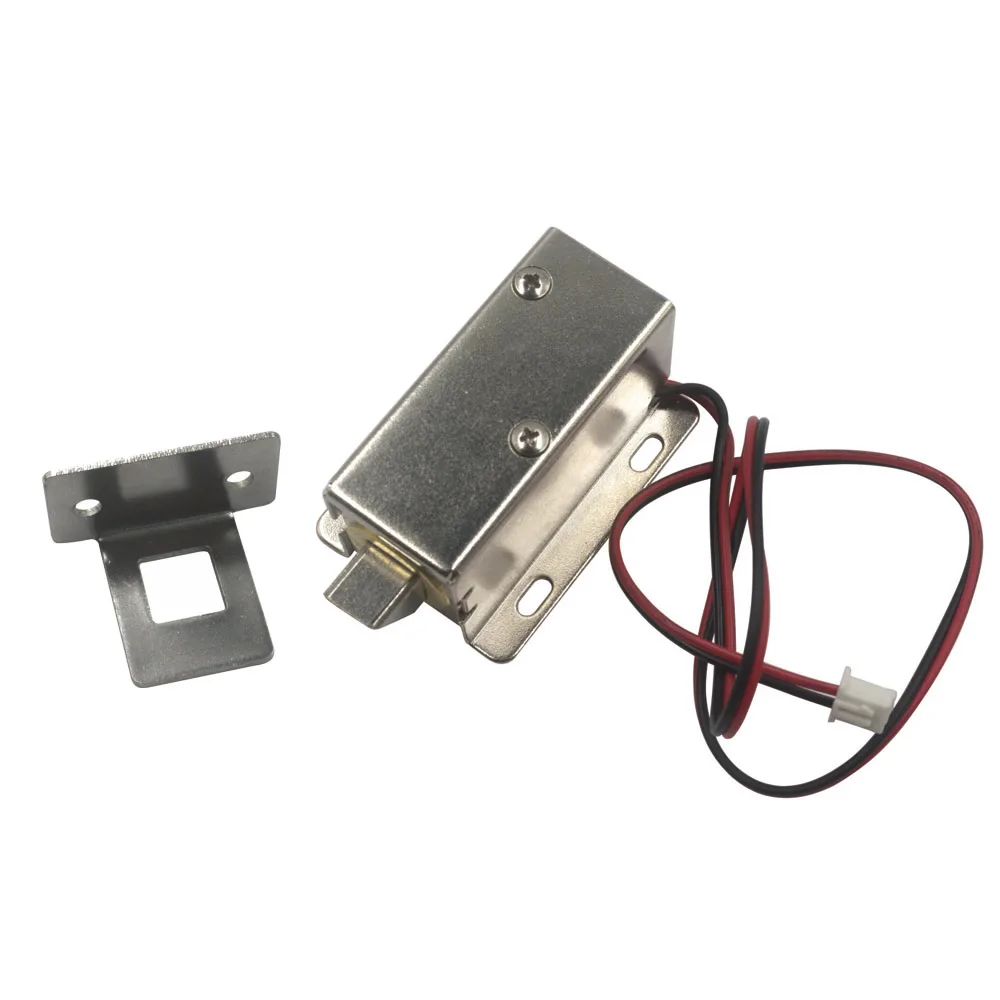 Замок язычок вниз медный сердечник 12V дверь шкафа Электрический замок в сборе