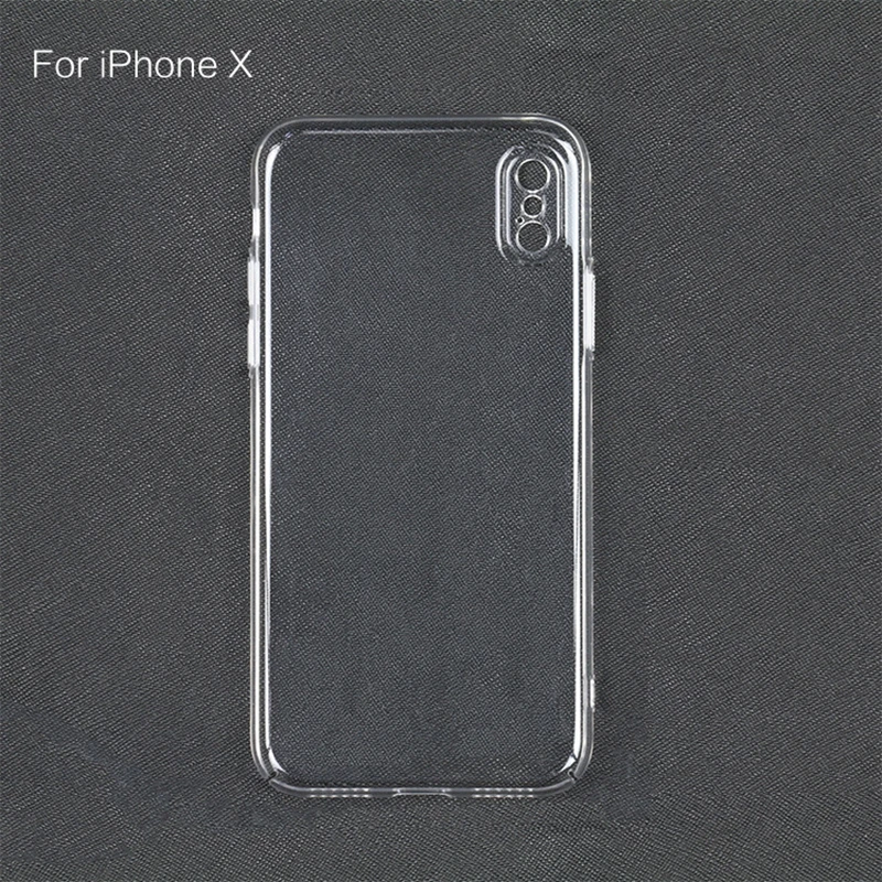 Ультратонкий Прозрачный чехол HengLiTai 0 3 мм для iPhone X полностью прозрачный