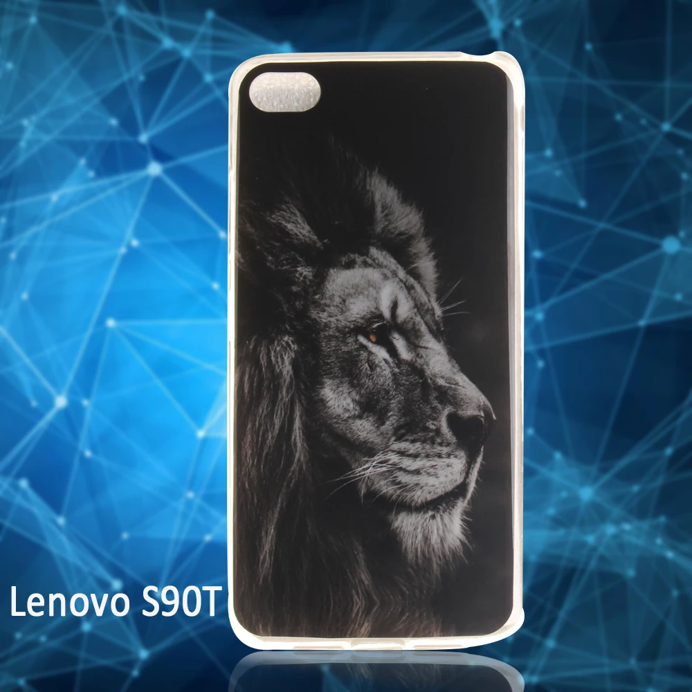 2016 новые идеальный Дизайн Мягкие TPU для Lenovo S90 случае красочные животных