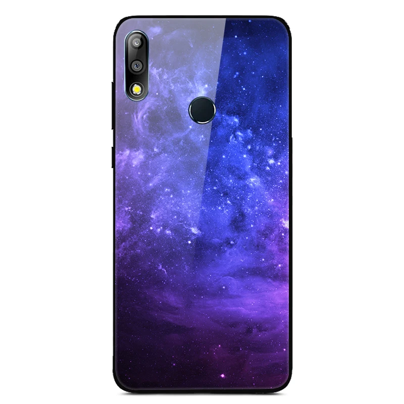 Для Asus Zenfone Max Pro M2 ZB631KL чехол из закаленного стекла с изображением планеты космос, стеклянный чехол на заднюю панель для Asus ZB631KL ZB 631KL ZB 631 KL