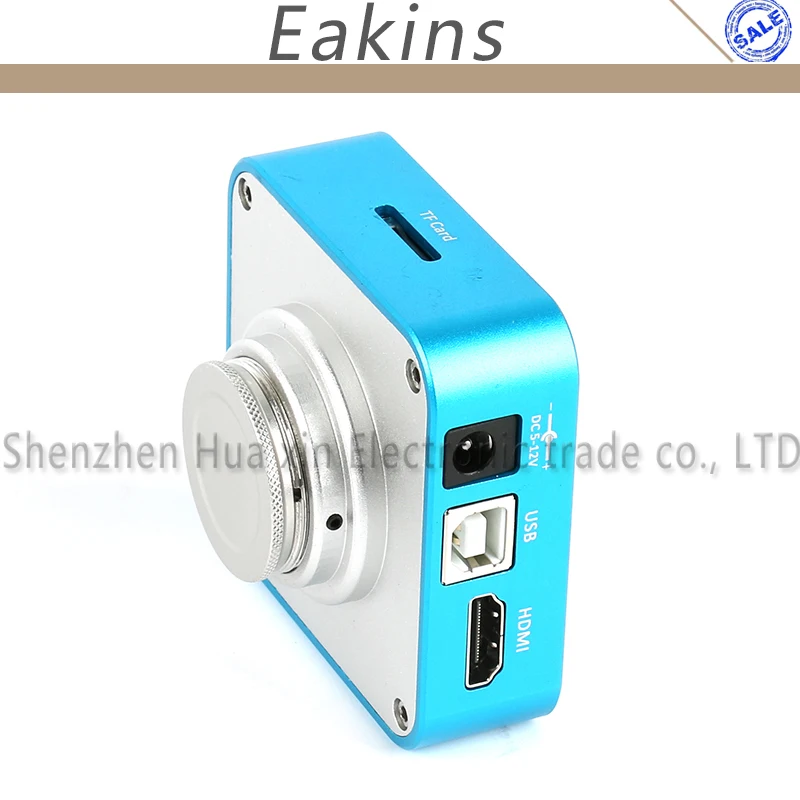 Цифровой микроскоп 36.0MP FHD HDMI USB + 0.5X окуляр микроскопа 23 2 мм C-образное крепление