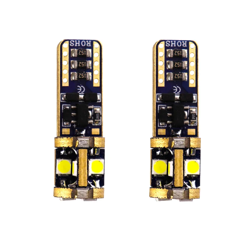 50 шт. 12V-18V T10 canbus 10 smd 3030 без ошибок неполярный 0.18A 194 W5W 501 автомобиля Клин хвост