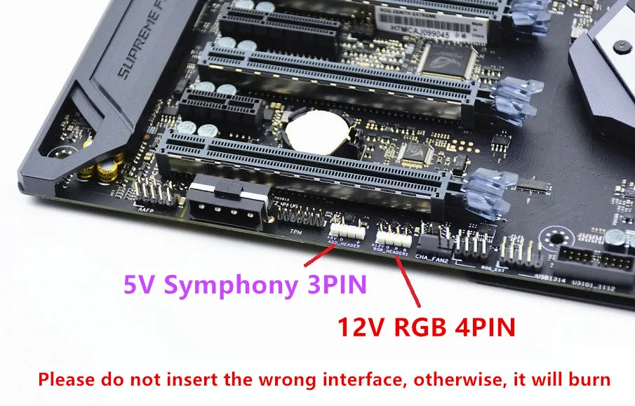 FormulaMod Fm-JSQJD, цветная(RGB) Алюминий сплав блок GPU кронштейны, графического процессора, держатели, 5 v 3Pin цветная(RGB) с возможностью синхронизации материнская плата освещение