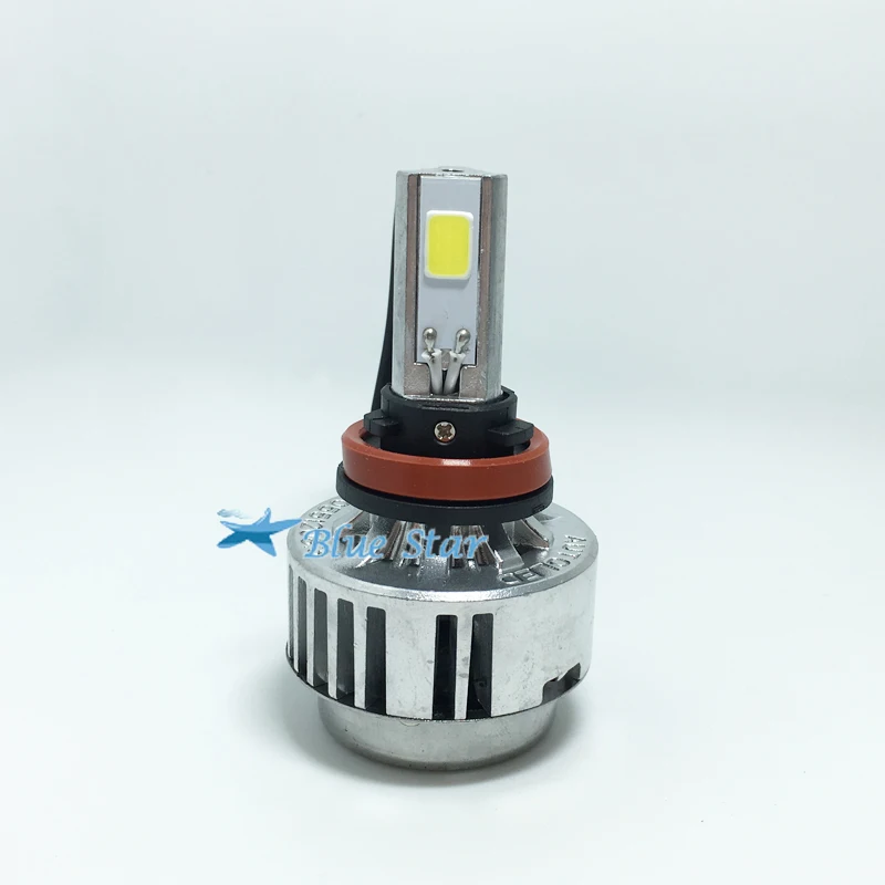 1 pair Automobiles lights 72W 6600LM LED H7 H8 H9 H11 9005/hb3 9006/hb4 6000K COB Car Headlight Bulbs Kit | Автомобили и