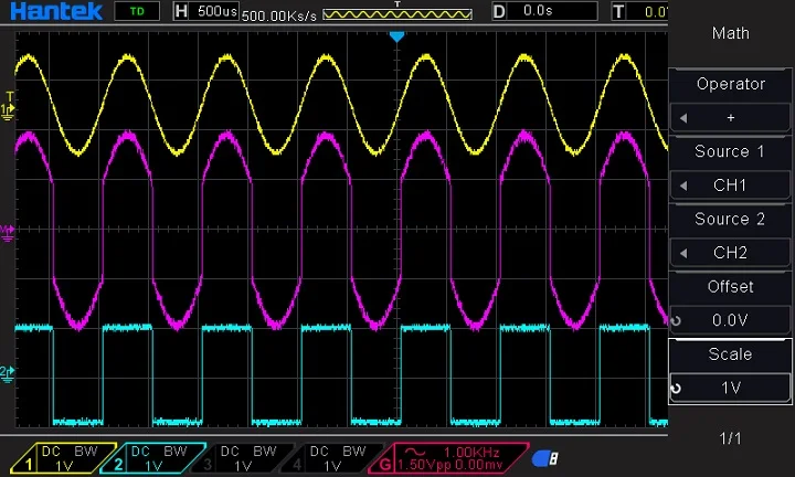 Hantek DSO4254C цифровой осциллограф 4CH 250 МГц 1Gs/s настольная Osciloscopio 25 МГц функция/генератор произвольных сигналов