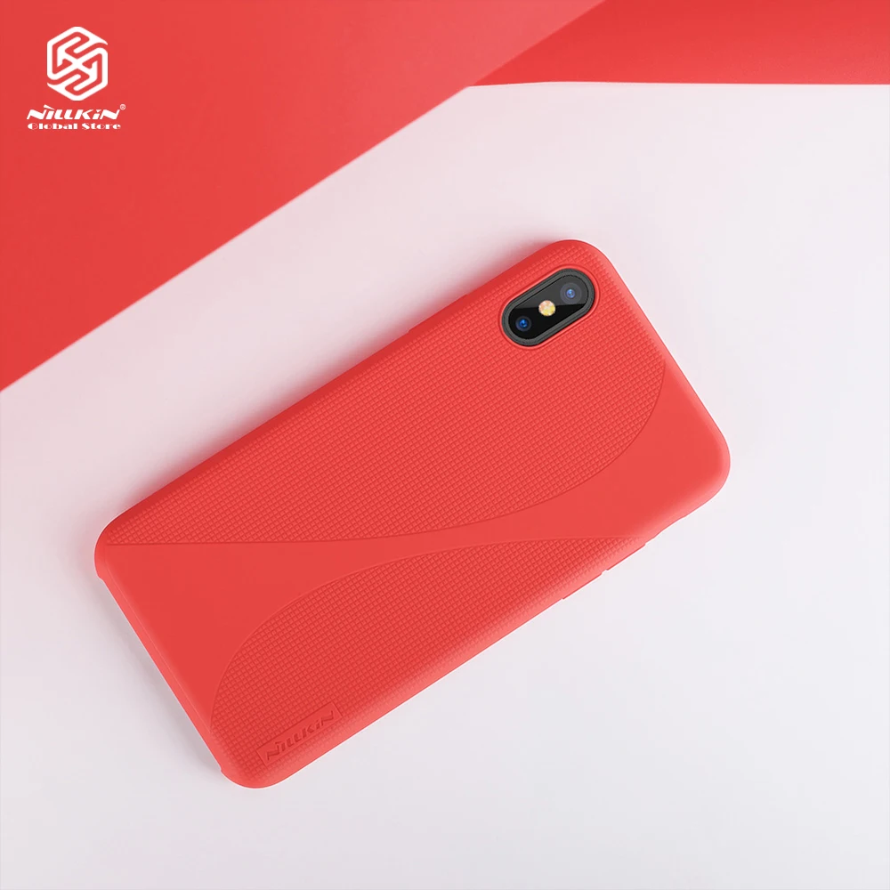 NILLKIN FLEX II жидкое силиконовый чехол для iPhone х Мягкий Гладкий силикон телефон