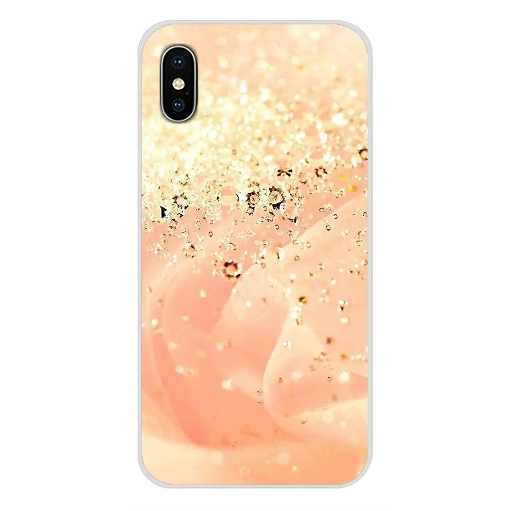 Розовое золото блеск для Xiaomi Mi6 A1 5X 6X Redmi Note 5 5A 4X 4A 4 3 Plus Pro pocophone F1 аксессуары чехлы