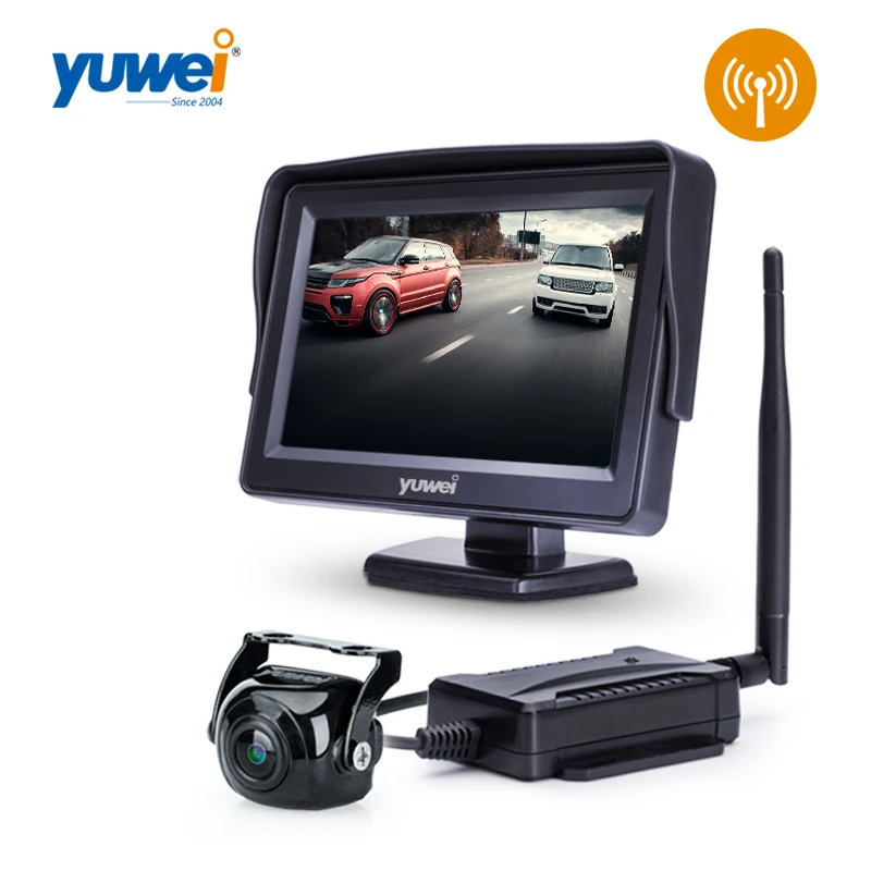 Yuwei беспроводная камера заднего вида комплект Автомобильная Резервное