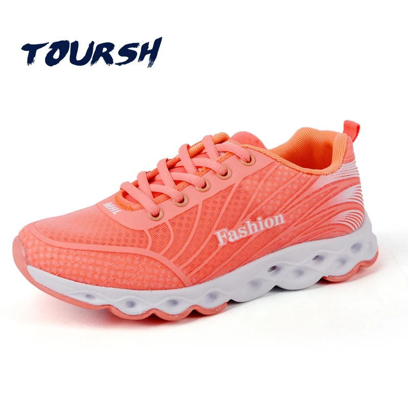 TOURSH Женщины Сетки Кроссовки Дышащий Лето Дамы 2017 Спортивная Обувь для Женщин