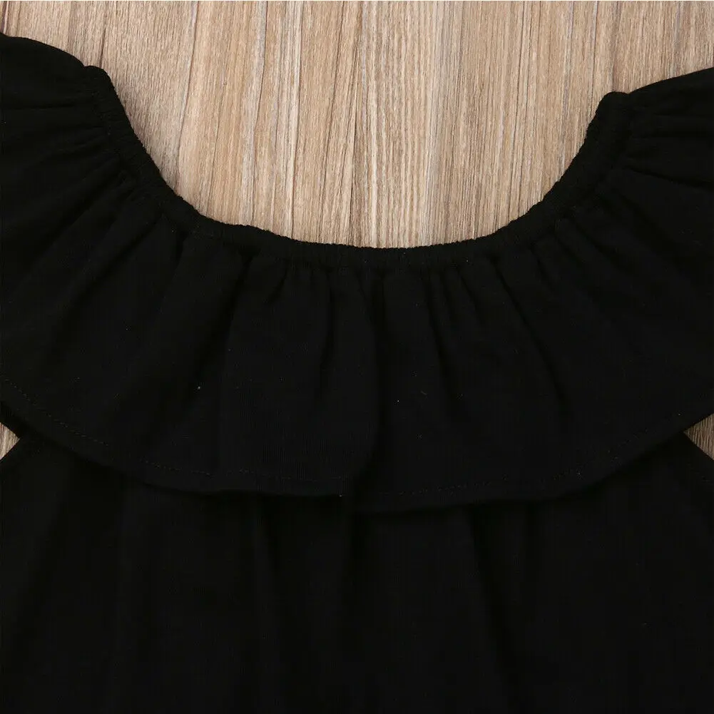 Модные детские топы с открытыми плечами для маленьких девочек шорты рисунком