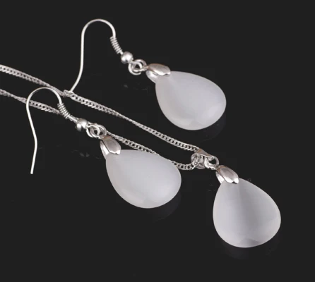 S013 корейская мода Изысканный Кот змея капли ожерелье серьги Ювелирные наборы