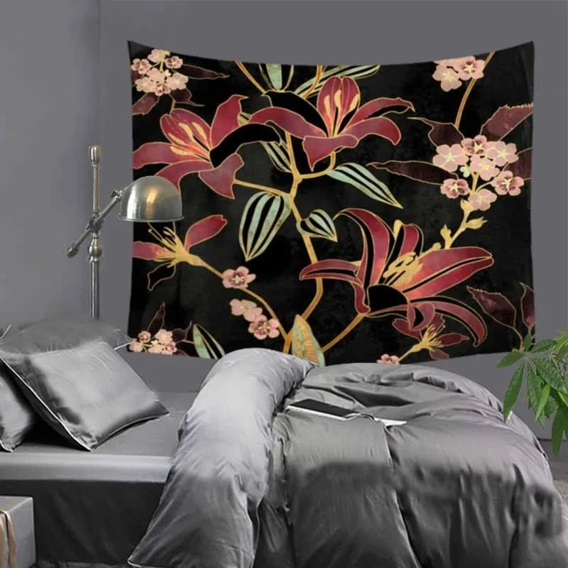 Hand drawing Scenic patterns Indian tapestry hippie mandala wall hanging Bohemian bedspread dorm decor tapestries 51x60&quot LZC28 | Дом и сад
