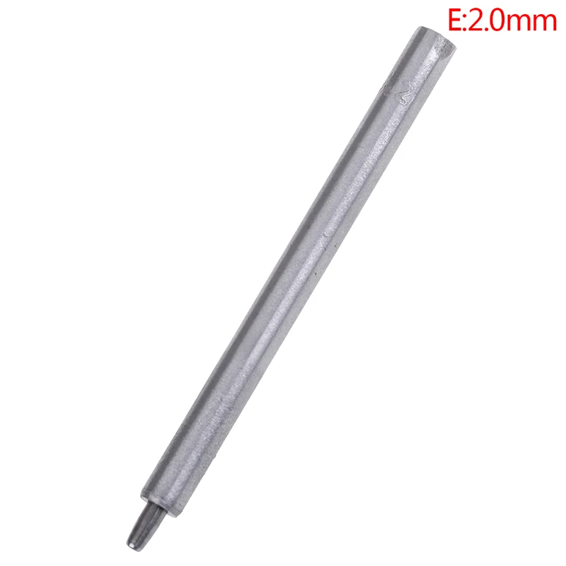 2.0mm 0,8 мм-2,5 мм DIY ручной работы ремень для пробивки отверстий в коже Дырокол полый сверлильный инструмент кожаный ручной работы Дырокол Набор кожаный инструмент - Цвет: 2.0mm