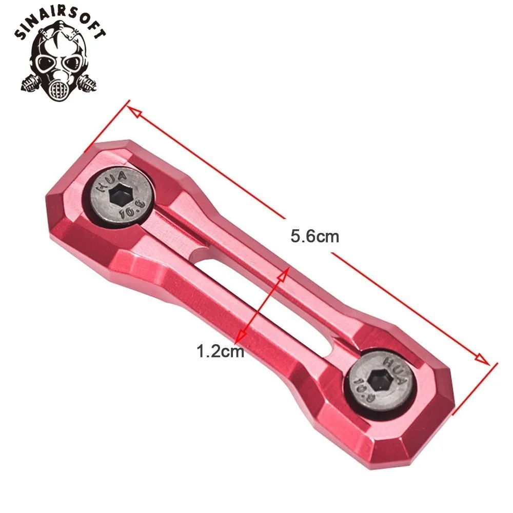 Новый CNC сплав поручень украшения Fit Keymod M Lok система для страйкбола AEG Охота