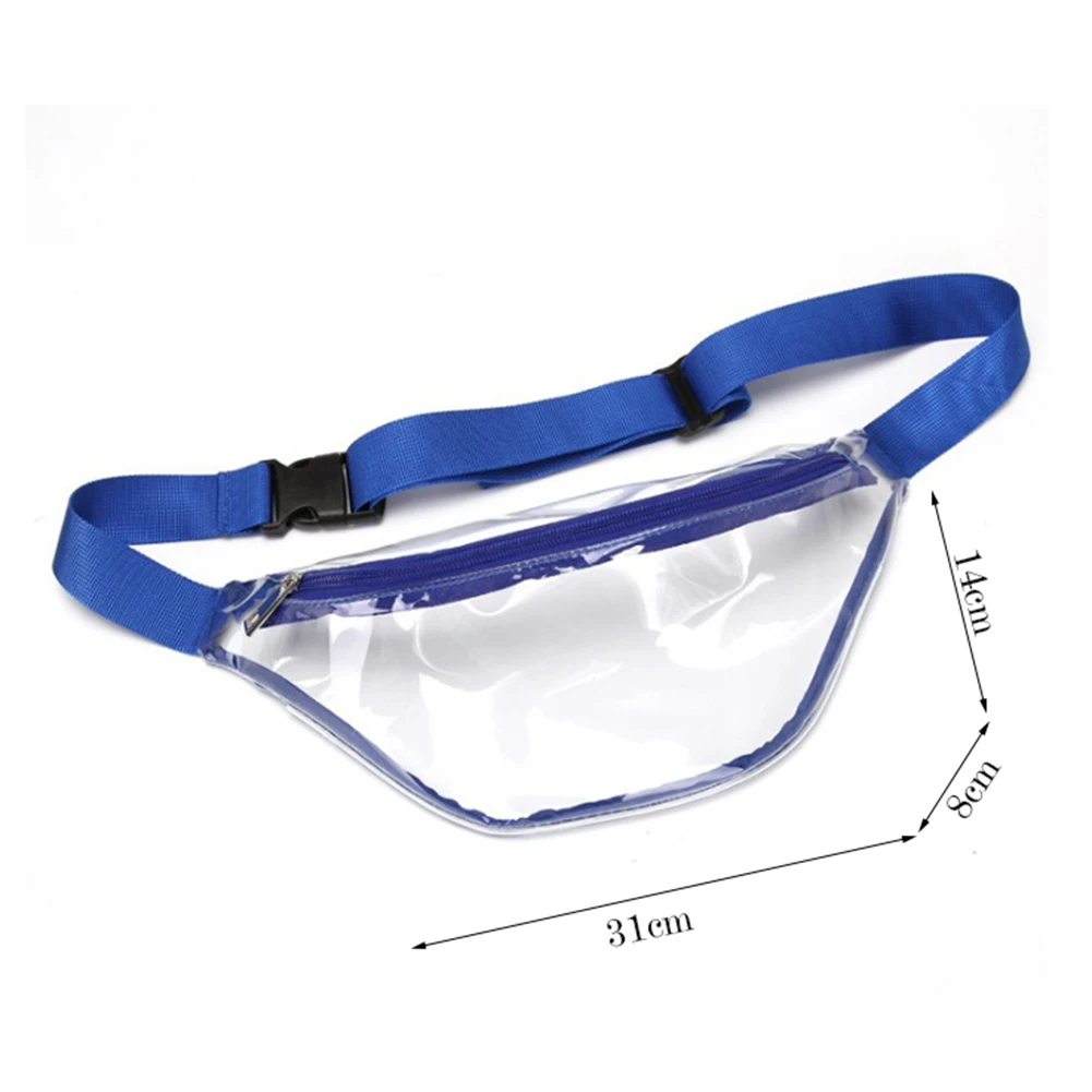 Простые прозрачные забавные сумки из ПВХ 2019 водонепроницаемые женские поясные