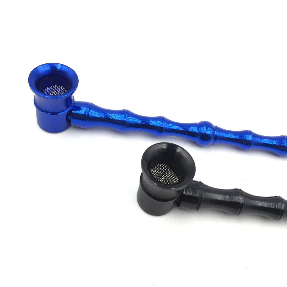 Small Bamboo Tobacco Stems Smok Metal Pipes Portable Creative Smoking Pipe Herb Gifts Grinder Smoke | Дом и сад