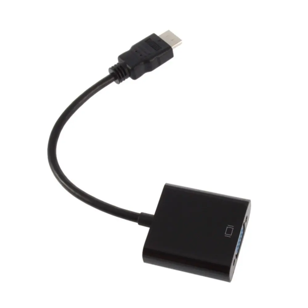 HDMI к VGA Кабель HDMI мужчина к VGA Женский RGB аналоговый VGA видео аудио конвертер кабели адаптер HD 1080 P для ноутбука DVD