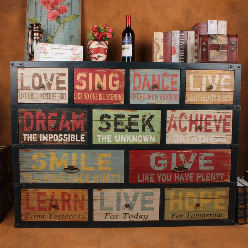 Шкаф в европейском и американском стиле для гостиной шкаф с выдвижными ящиками