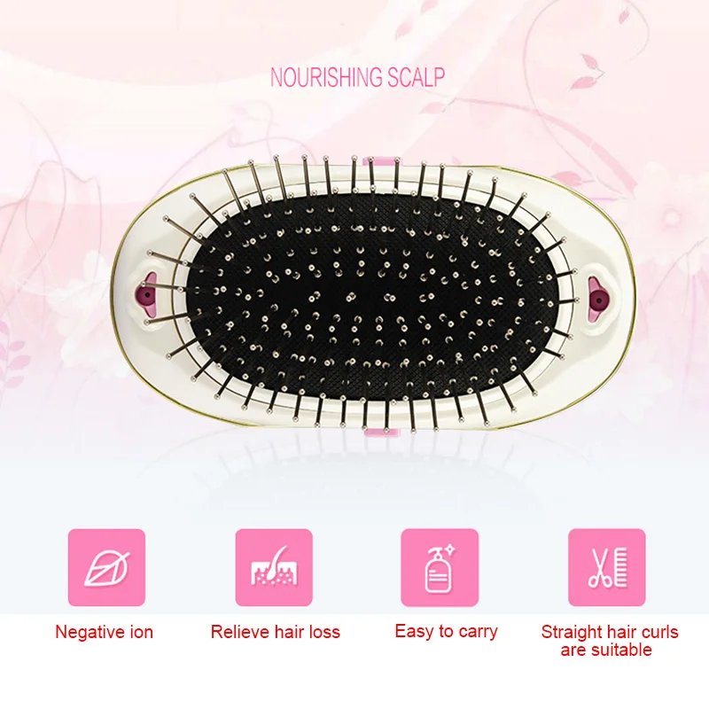 Portable Electric Ionic Straight hair Comb Takeout Mini Hair Brush Massage Care Home Travel Using Styling | Красота и здоровье