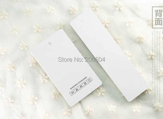 Высокое качество бумаги с покрытием на заказ качели бирки/подарок одежда