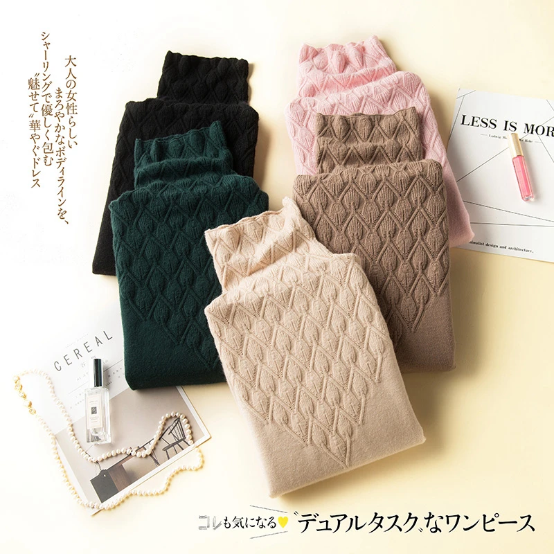 Sweater For Women Pullover Cable Knit Jumper Loose Turleneck Outwear Female Poncho Top Blouse Hollow Out Leaves | Женская одежда
