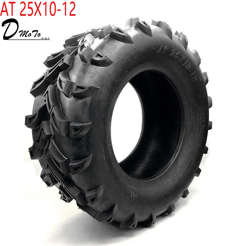 12 дюймов ATV шины на 25X10-12 шины четыре колеса vehcile внедорожный мотоцикл для китайских 150cc 200cc 250cc большие ATV колеса диски