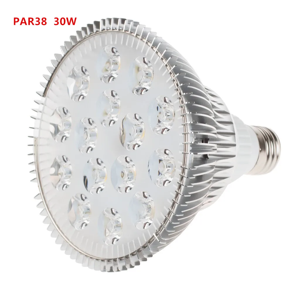 Новые яркие E27 PAR20 Par30 PAR38 светодиодный светильник лампы 85 265V 14 18 Вт/24 Вт/30 Вт 36 для