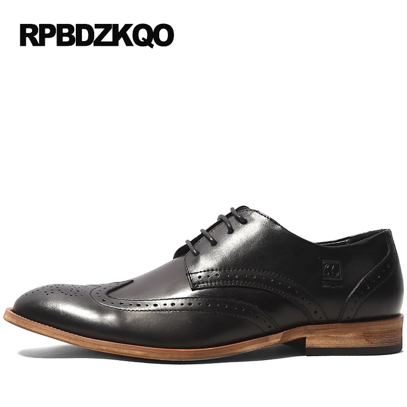 черный законцовка загар Круглый носок обувь грубый башмак 2017 дерби офис платье