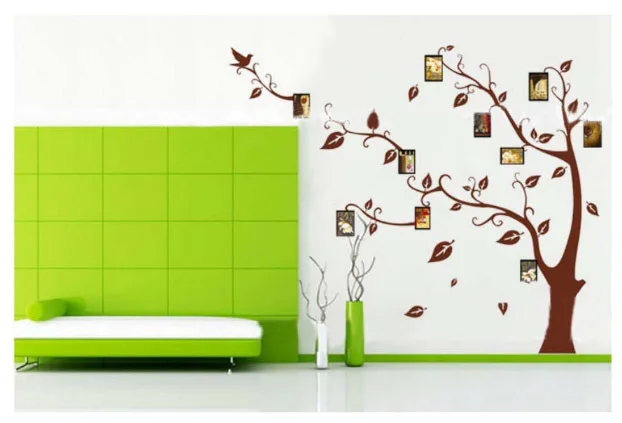 Фото Дерево большая наклейка на стену Наклейка Детская комната Декор стены