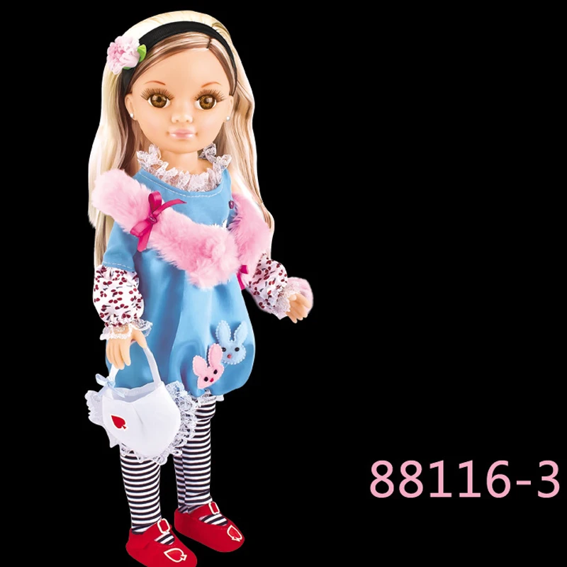 17 дюймов Возрождается Кукла С 3D Глаза Малыш Ребенок Жив возрождается Принцесса