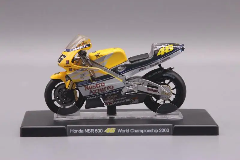 Leo 1:18 Honda NSR 500 2000 модель мотоцикла из сплава литая под давлением металлическая игрушка подарок на день рождения для детей мальчика