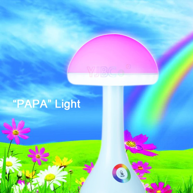 Новый светодиодный креативный ночник модный 256 цветов атмосферная настольная